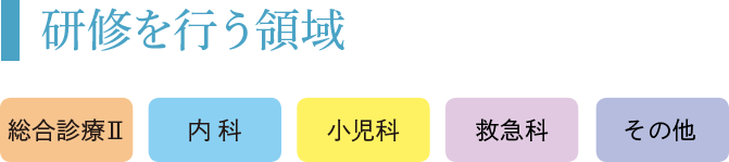 研修を行う領域